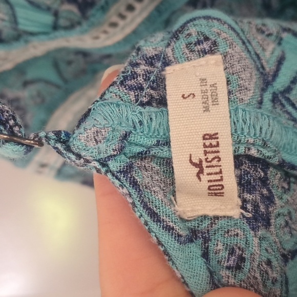 Hollister racer back patterned bohemian tank size S - Picture 4 of 7